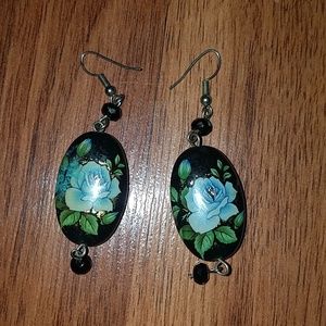 Floral earrings